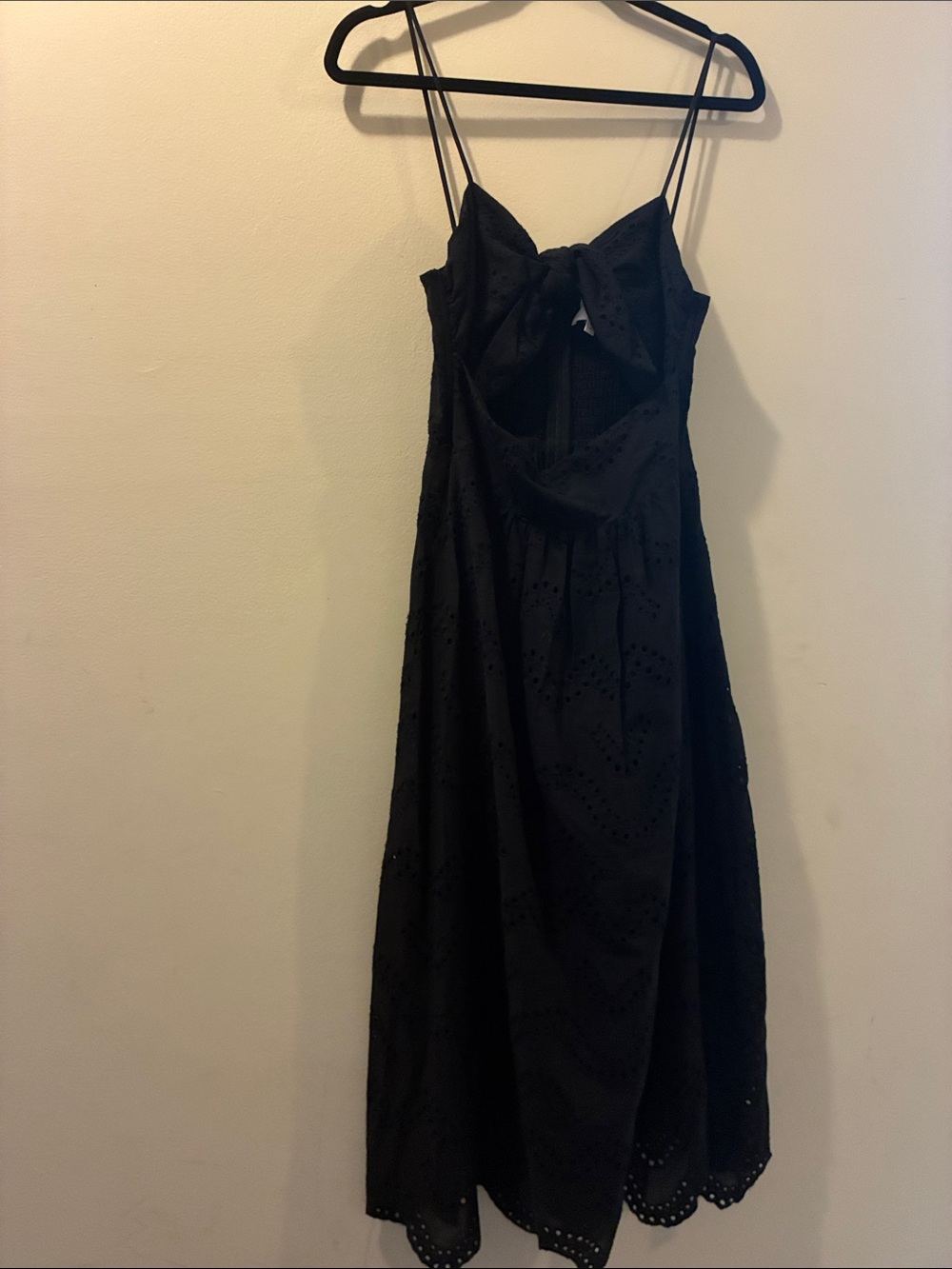 Hyacinth House - Tuckernuck - Black Eyelet Sundress - small - 100% cotton